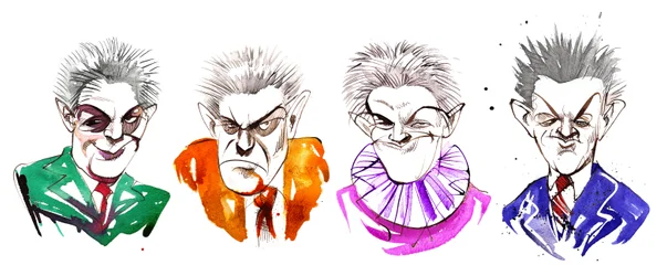 Carl Nielsen, karikatuur